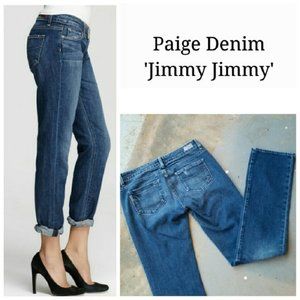 PAIGE Jimmy Jimmy Distressed Selvedge Jeans